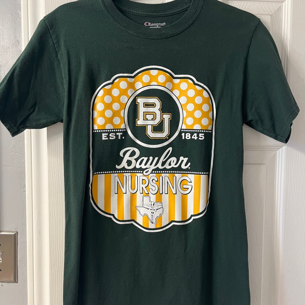 Champion Green Baylor Nursing Tee